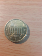 PIECE DE 20 CT D'EURO ALLEMAGNE 2012 A - Allemagne