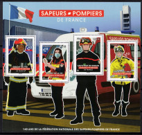 FRANCE 2022 - Feuillet 140 Ans De La Fédération Nationale Des Sapeurs-Pompiers De France - YT F 5584 Neuf ** - Neufs