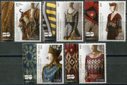 Greece 2023. Theatre Costumes (MNH OG) Set Of 5 Stamps - Ongebruikt