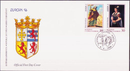 Chypre - Cyprus - Zypern FDC 1996 Y&T N°879 à 880 - Michel N°877 à 878 - EUROPA - Covers & Documents