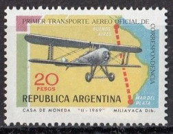 ARGENTINA 1033,unused - Airplanes
