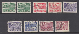 Sweden - 1935 Michel 221-226 Used - Used Stamps