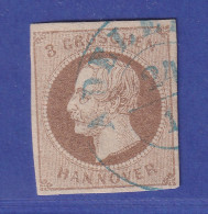 Hannover 1861 Georg V. 3 Groschen Mi.-Nr. 19 A  O ADELEBSEN Gepr. PFENNINGER - Hanovre