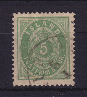 Island 1882 Ziffer Mi.-Nr. 13 A Gestempelt - Andere & Zonder Classificatie