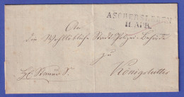 Preußen 1840 Vorphila-Brief Mit Schwarzem Zweizeiler ASCHERSLEBEN - Other & Unclassified
