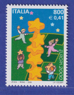 Italien 2000 Europa 2000 Kinder Bauen Sternenturm Mi.-Nr. 2702 ** - Unclassified