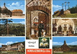 71515820 Kreuzberg Rhoen Kloster Kirche Moench Mit Bernhardinern Golgatha Wasser - Other & Unclassified