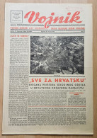 Hrvatski Vojnik 1944 Br. 5 NDH Ustasa Newspaper Bojnik Juraj Bobinac, Osijecki Vod Prosvjetnicke Bojne - Andere & Zonder Classificatie