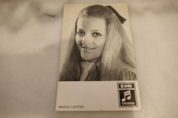 Postal Card Photo Picture Entertainment Music Musicians Artist Famous People Vintage MARIKA LICHTER - Music And Musicians