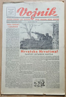 Hrvatski Vojnik 1944 Br. 10 NDH Ustasa Newspaper Ante Pavelic, Teroristicki Napad Zracnih Gangstera Na Zagreb - Autres & Non Classés