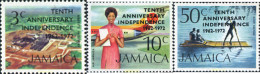 176132 MNH JAMAICA 1972 10 ANIVERSARIO DE LA INDEPENDENCIA - Jamaïque (...-1961)