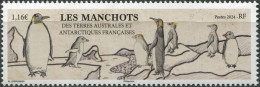 TAAF 2024. Penguins (MNH OG) Stamp - Nuovi