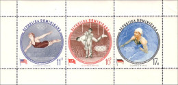 Dominicana Lutte Wrestling Ski Melbourne 1956 MNH ** Neuf SC (A50-228) - Sommer 1956: Melbourne