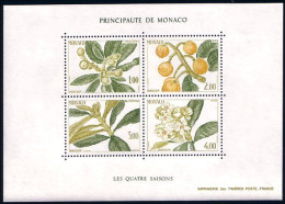 Monaco Quatre Saisons Bibassier MNH ** Neuf SC (A50-137b) - Blocs