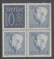 Sweden 1957 - Combinations From Booklets, Mint Never Hinged ** - Unused Stamps