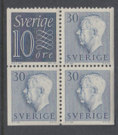 Sweden 1957 - Combinations From Booklets, Mint Never Hinged ** - Unused Stamps