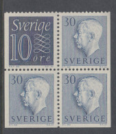 Sweden 1957 - Combinations From Booklets, Mint Never Hinged ** - Unused Stamps