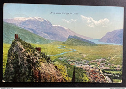 AK Litho Arco Verso Il Lago Di Garda Gestempelt/o 1912 - Other & Unclassified