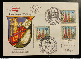 Österreich 1996 Brauchtum Salzburg Mi. 2191 FDC Mit 2 Sonderstempel Auf Schmuckkuvert - Covers & Documents