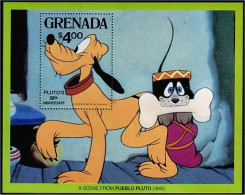 Grenada $4.00 Disney Pluto MNH ** Neuf SC ( A51 369a) - Honden