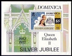 Dominica $5 Jubilee Elizabeth II MNH ** Neuf SC ( A51 321b) - Dominica (1978-...)