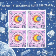 Ghana Annee Solaire Internationale Quiet Sun MNH ** Neuf SC ( A51 305c) - Sterrenkunde