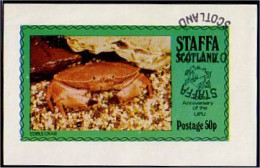 Staffa Scotland Crabe Crab 100th UPU ( A51 235a) - Schalentiere