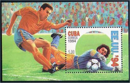 Cuba Soccer Football World Cup '94 Atlanta MNH ** Neuf SC ( A51 74b) - Sonstige & Ohne Zuordnung