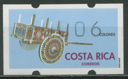 Costa Rica 1993 Automatenmarke Einzelwert ATM 1 Mit Nr. Postfrisch - Costa Rica