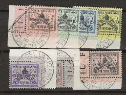 1939  USED Vaticano Mi 73-79 - Used Stamps