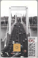 CARTE-PUCE-HONGRIE-50E-GEM-1993-BUDAPEST-PONT-TBE - Hongrie