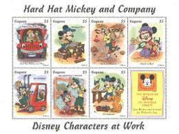 Guyana Disney Mickey Hard Hat Construction MNH ** SC (A52-108) - Disney