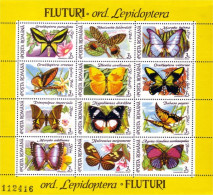 Romania (2) Butterfly Papillon Schmetterlinge Farfala Mariposa Butterflies MNH ** Neuf SC (A52-78b) - Nuevos