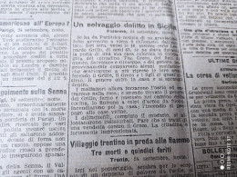 CORRIERE DELLA SERA 25/9/1921 MERATE PARTINICO - Altri & Non Classificati