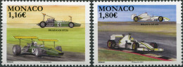 Monaco 2023. Legendary Race Cars (MNH OG) Set Of 2 Stamps - Ongebruikt