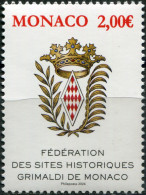 Monaco 2024. Federation Of Grimaldi Historic Sites (MNH OG) Stamp - Ungebraucht