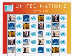 UN New York S23 Domestic Rate Personalized Sheet (2008), MNH / United Nations - Blocks & Sheetlets