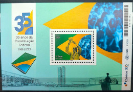Brasil (Brazil) - 2023 - Citizen Constitution Of 1988, Flag - Yv Bf Xx - Ongebruikt