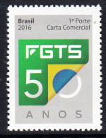 Brasil (Brazil) - 2016 - FGTS - Yv 3592 - Unused Stamps