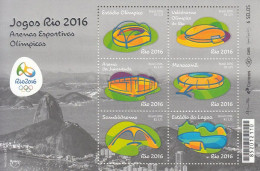 Brasil (Brazil) - 2016 - Olympic Games: Olympics Stadiums - Yv Bf 174 - Sommer 2016: Rio De Janeiro