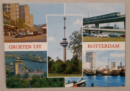 60s-GROETEN UIT ROTTERDAM-Netherlands-Vintage Postcard-unused - Rotterdam