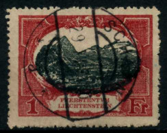 LIECHTENSTEIN 1921 Nr 60A Zentrisch Gestempelt X7A6E5A - Gebruikt