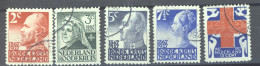 PAYS-BAS  :  Yv  190-94  (o)         ,       N2 - Used Stamps
