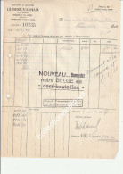 Brasserie Et Malterie Glibert-Vanham (Gévé) -  Facture Du 31/01/1933 - Delchambre Frères - Factures