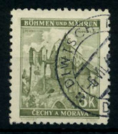 BÖHMEN MÄHREN Nr 72b Gestempelt X76F1AE - Used Stamps