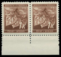 BÖHMEN MÄHREN Nr 67 Postfrisch WAAGR PAAR X76F6D6 - Unused Stamps