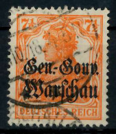 BES 1WK D-POST IN POLEN Nr 9c Gestempelt X7768D6 - Besetzungen 1914-18