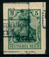 BES 1WK ETAPPE WEST Nr 2a Gestempelt Briefstück X779596 - Ocupación 1914 – 18