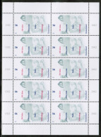 Germany 2002 / Michel 2254 Kb - 500 Years Of Wittenberg University, Science - Sheet Of 10 Stamps MNH - Ongebruikt