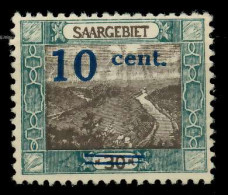 SAARGEBIET LANDS.BILD Nr 72AII Postfrisch X7885E6 - Unused Stamps